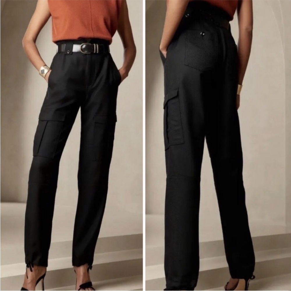 NWT! Banana Republic Black Lido Cargo Pant - Multiple Sizes - Picture 3 of 9